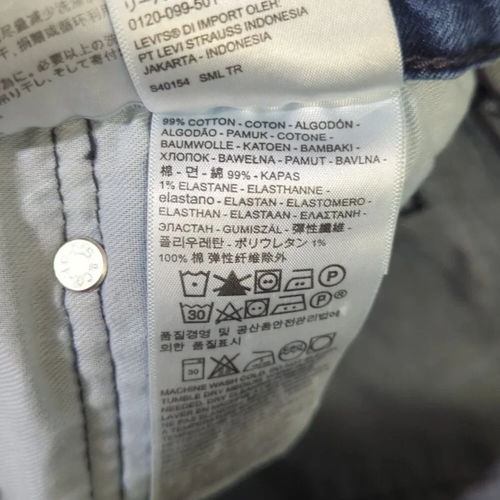 Levi's Jeans Men's 36x36 Fits 35x34 Blue 559 Relaxed Straight Fit Denim